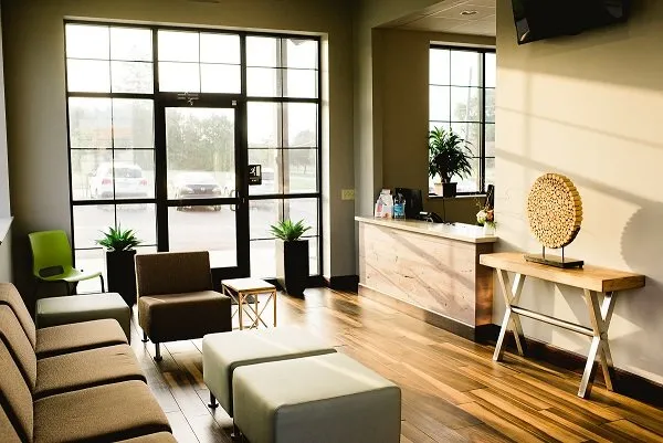 Reception area